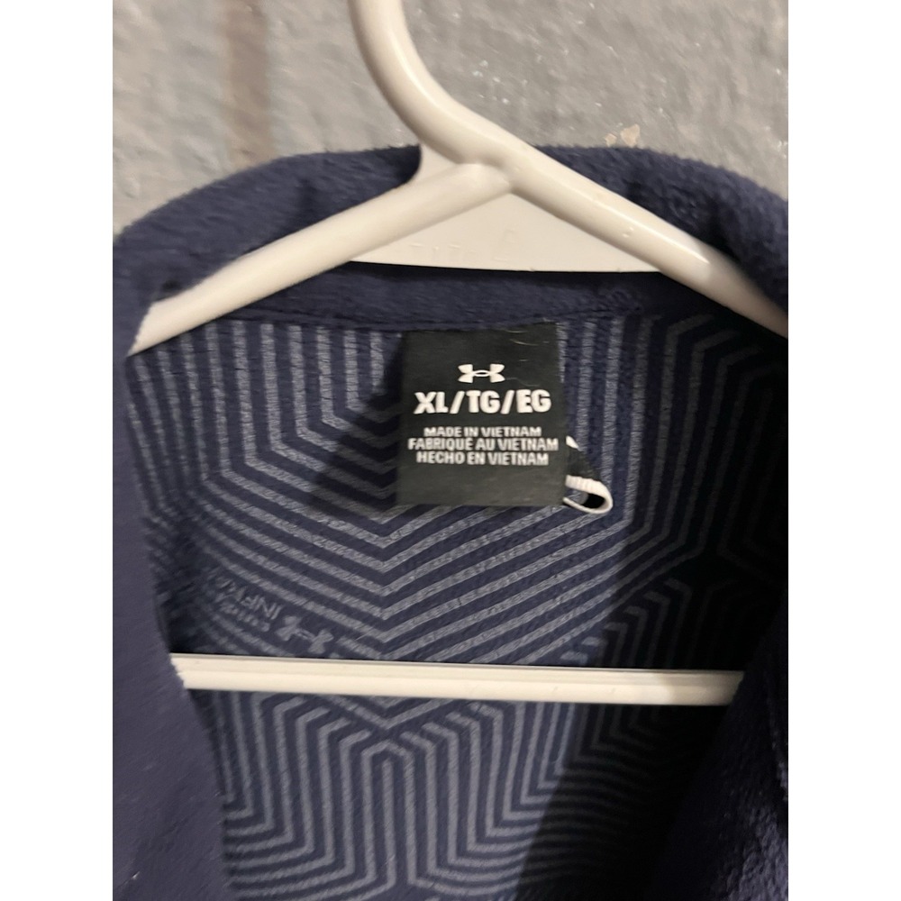 Under Armour Jacket XL Blue ColdGear Infrared‎ Storm Full Zip Fitted Women - Picture 7 of 7